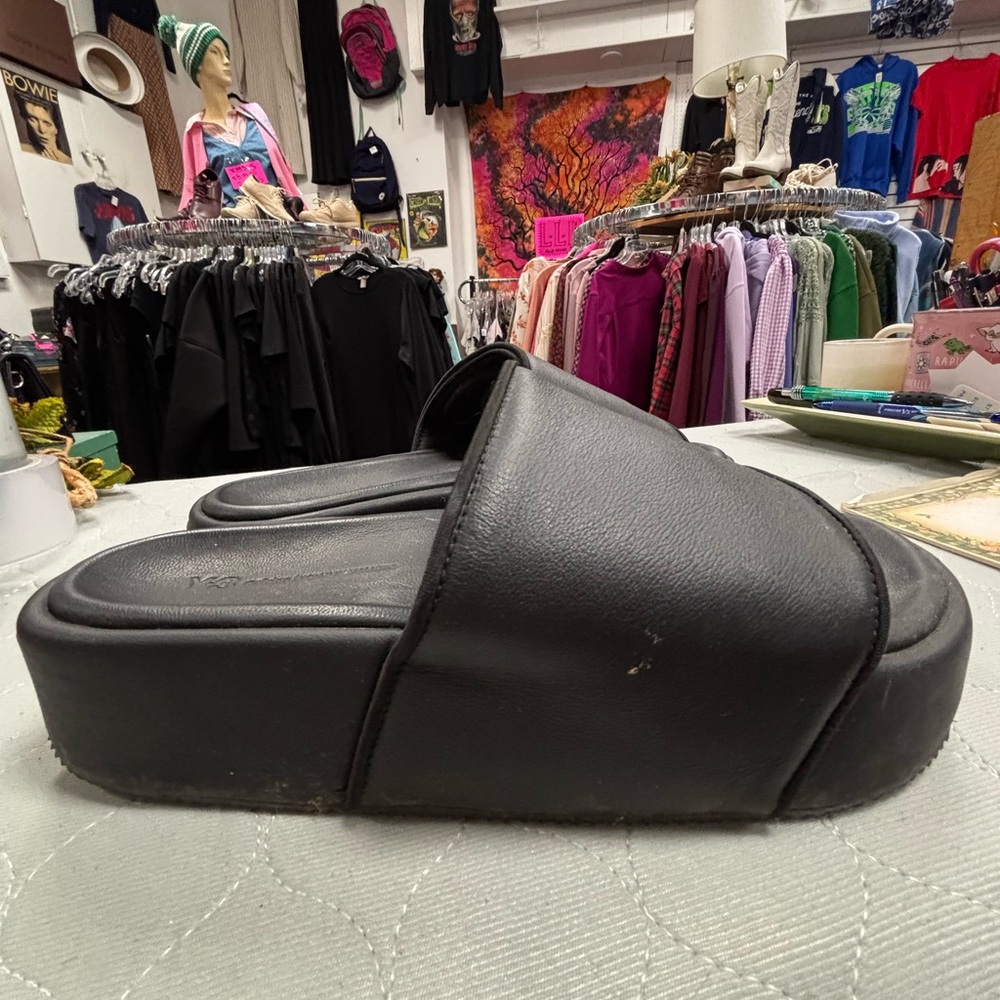 Y-3 Adidas Black Women's Slides
